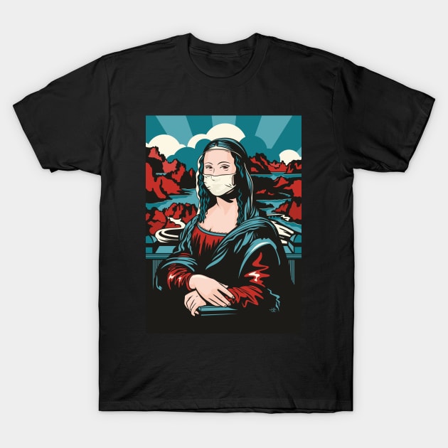 Corona Lisa T-Shirt by Jamie Lee Art